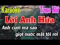 Download Lagu Lời Anh Hứa Karaoke Tone Nữ Karaoke Lâm Organ - Beat Mới