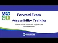 Forward Exam Accessibility Training