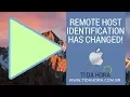 Fix Warning Remote Host Identification Has Changed Mac OS