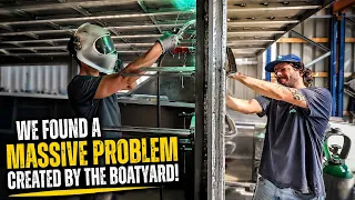 ⛵️ This is a much bigger problem than we expected!! Building an Aluminum Sailboat!!Ep.383
