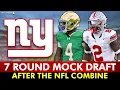 NY Giants 7-Round Mock Draft After NFL Combine
