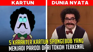 5 Karakter Kartun SpongeBob yang menjadi Parodi dari Tokoh Terkenal
