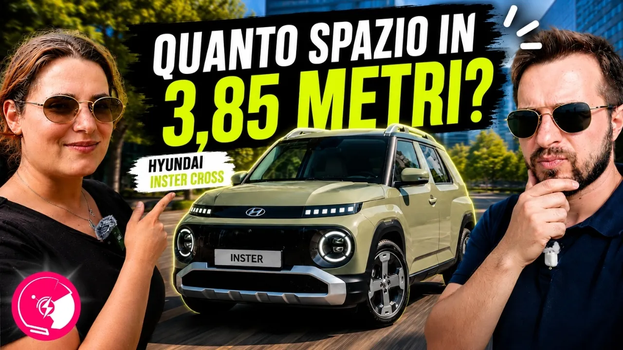Due chiacchiere a bordo di Hyundai Inster Cross: l’elettrica PICCOLA fatta bene!
