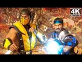 Scorpion Sub Zero Become Best Friends Scene 4K ULTRA - MORTAL KOMBAT