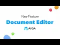 Ayoa s Document Editor