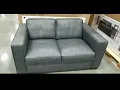Costco Natuzzi Group Mills Leather Loveseat 649 Sofa 699