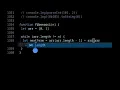 Fibonacci sequence function using while loop JavaScript