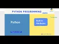 Built in Attributes in Python with Example Python for beginners Techmaima - in Tamil