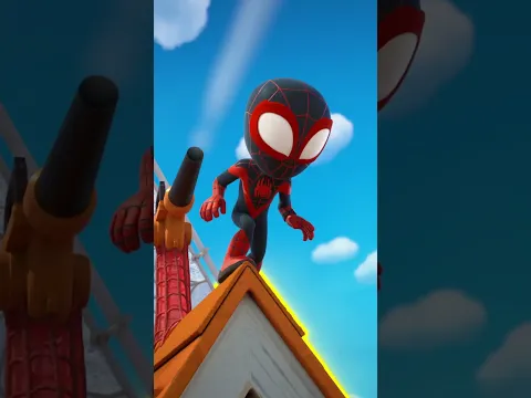 Team Spidey rescues a floating house! 🏠🕷️ | Marvel's Spidey and his Amazing Friends |  Disney Jr.