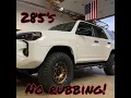 How to fit 285s on a 4Runner