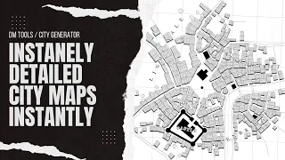 DM Tool Instant City Maps for DnD Free and Fully Customizable