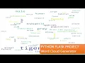 Python flask projects Word Cloud Generator in python flask Python projects