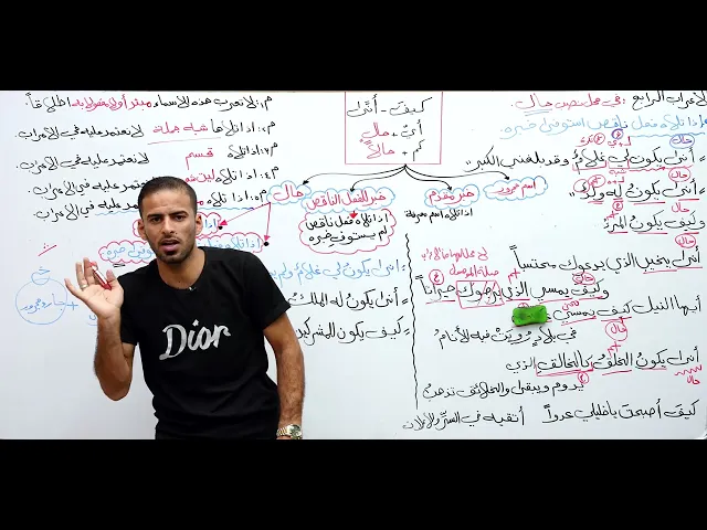 ⁣الحلقة 25 / الاستفهام ( اعراب اسماء الاستفهام ج 17 الحال ) - الاستاذ عمار السلامي