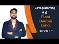 Float Double Long Double Fundamental Data Types GATE C programming