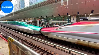 Ich bin mit Japans Coupling Bullet Train von Tokio nach Morioka gefahren | Shinkansen