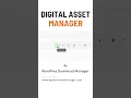 Asset Manager by WordPress download manager