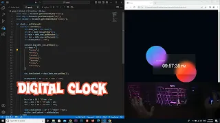 ASMR Programming - Coding Digital Clock Javascript