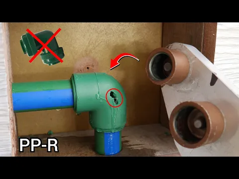 Download MP3 Pocos plomeros usan esta solución para reparar tubería de PP-R en un espacio reducido! Plomería
