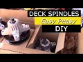 How to Replace Deck Spindles - Cub Cadet LTX1050