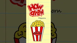 Draw Popcorn Bearific Studios