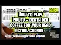Download Lagu How to play Powfu - Death Bed Guitar Lesson (coffee for your head)