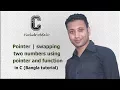 C programming Bangla Tutorial 5 227 Pointer swapping two numbers using pointer and function