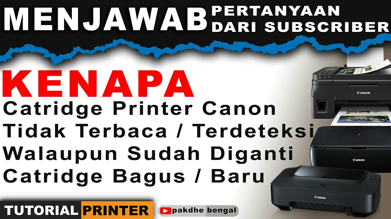 Cara Mengatasi Printer Canon Ip 2270 Eror Lampu Blink 13 kali. 