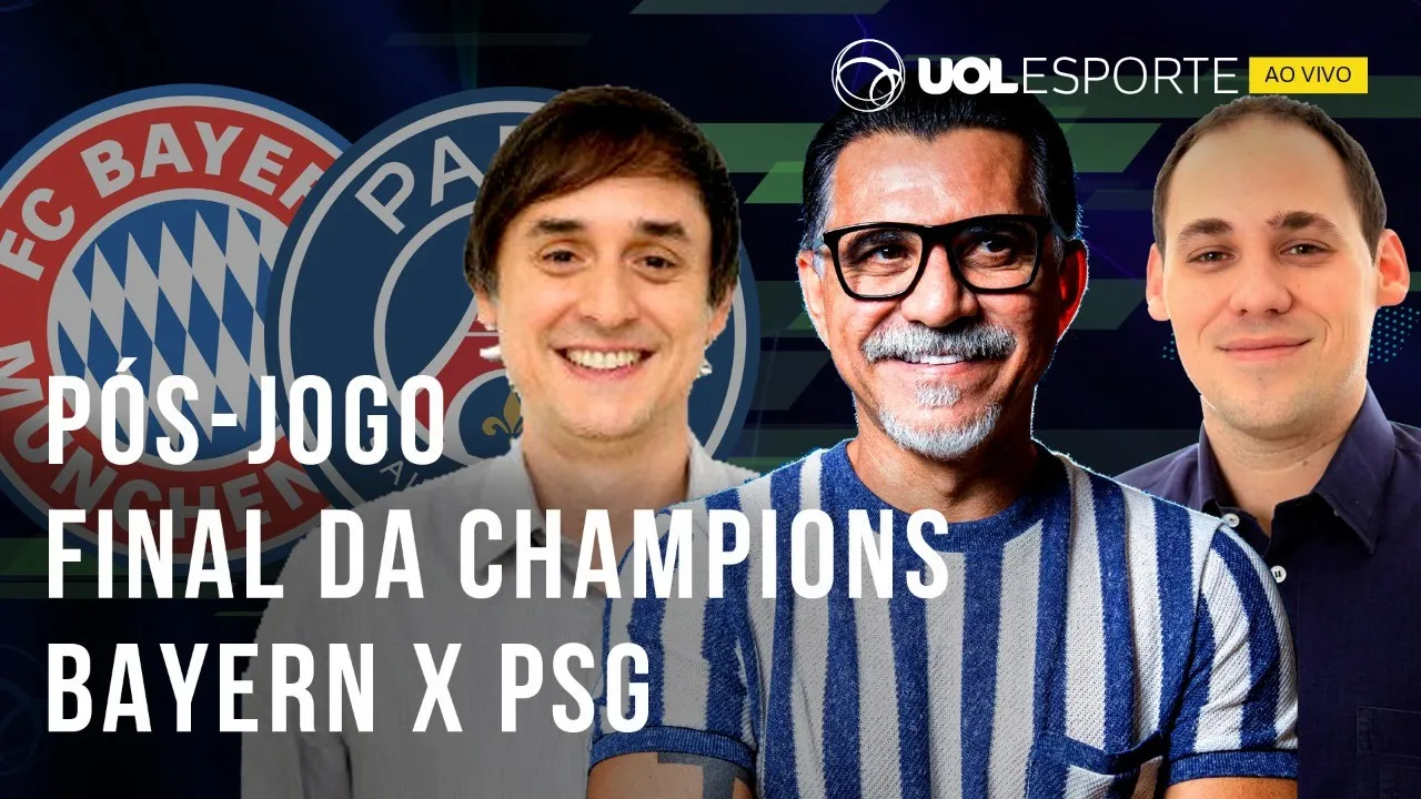 Bayern campeão da Champions, Neymar e Mbappé ficaram devendo? Pós-jogo do UOL Esporte