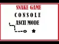 C programming Simple Snake Game console Mode 2D array switch case