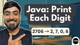Print Digits of a Number in Java Java Basics for Beginners
