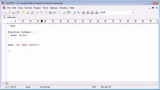 Beginner PHP Tutorial 30 Basic Functions 1