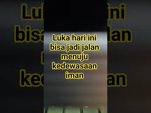 Luka hari ini bisa jadi jalan menuju kedewasaan iman