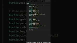Draw a Smiling Face with Python Turtle Beginner Project
