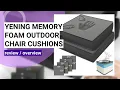Review Extra Thick Waterproof Outdoor Chair Cushions for Ultimate Comfort