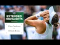 Lagu Mirra Andreeva vs Belinda Bencic | Extended Highlights | Wimbledon 2025