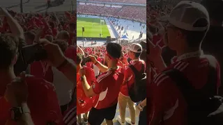 جمهورة دا حماة علي الحلوة والمرة معاة اجواء نارية لجماهير الأهلي قبل نهائي افريقيا أمام الترجي 