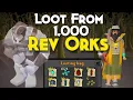 Loot From 1 000 Rev Orks and How To Escape Pker s OSRS