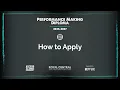 How to Apply to AAA Performance Making Diploma