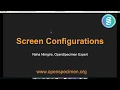 OpenSpecimen Training Screen Configurations