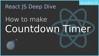Ep39 - Countdown Clock React Component