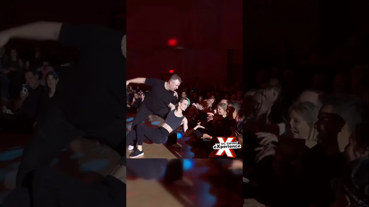 Asking an audience member to dance 😜 Part 1 #improv #westcoastswing