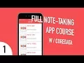 Xcode iOS Swift Course - Create a Full Note-Taking App