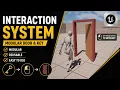 Unreal Engine 5 Blueprint Door Key System Tutorial Blueprint Interfaces Inheritance