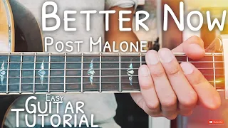 Download Better Now Post Malone Guitar Tutorial for Beginners // Better Now Guitar // Guitar Lesson #522 MP3