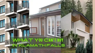 Types of houses you might not find in Klamath Falls Oregon