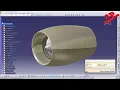 CATIA V5 - Turbine Assembly Section and Exploded View