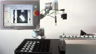 VISOR Robotic Application Example Picking parts from a conveyor belt