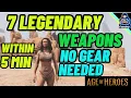 Conan Exiles Age of Heroes Fastest way to get alot of Legendary weapons