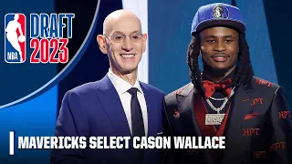 The Dallas Mavericks select Cason Wallace with No 10 overall pick for the OKC Thunder NBA Draft