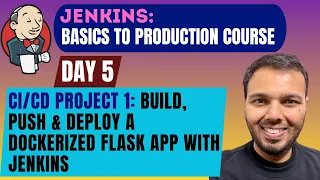 Day 5 Build Push Deploy a Dockerized Flask App with Jenkins Project-Based Approach